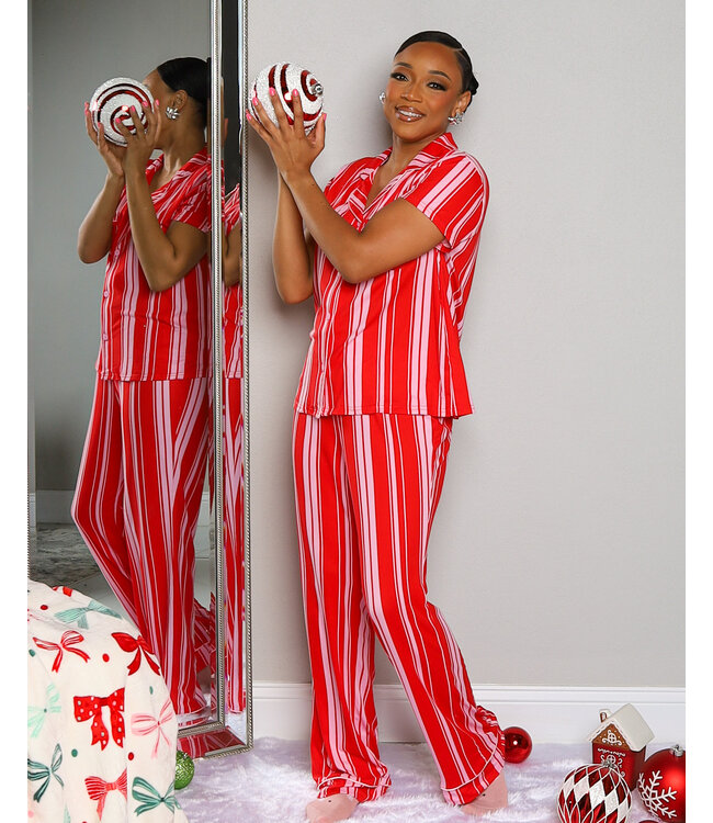 CANDY STRIPES PAJAMA PANTS SET
