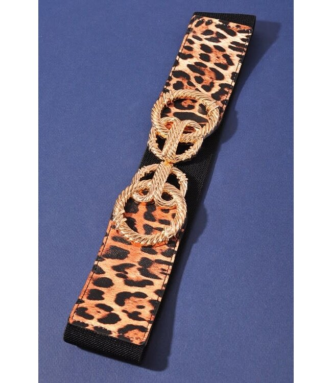 CHANGE THE GAME STRETCH BELT - LEOPARD
