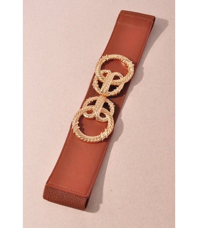 CHANGE THE GAME STRETCH BELT - COGNAC