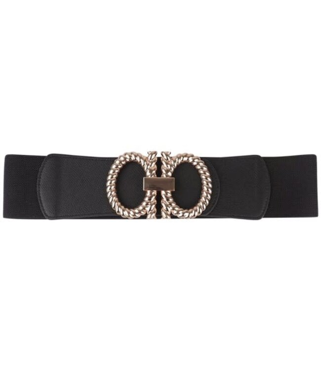 CLOCK OUT STRETCH BELT - BLACK