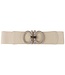 CLOCK OUT STRETCH BELT - BEIGE