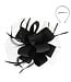 SOFTLY SPOKEN FASCINATOR - BLACK
