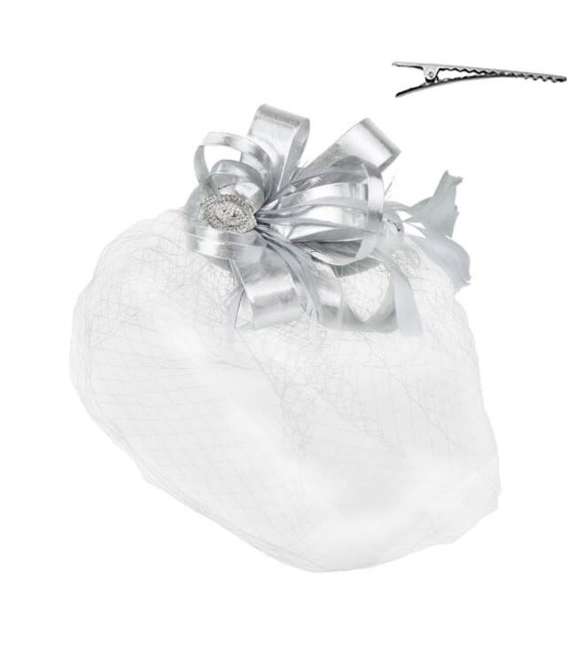 Forever Ravishing Fascinator - SILVER