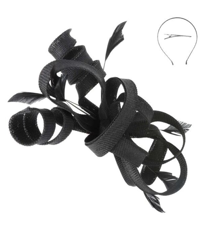 MIGHTY ONE FASCINATOR - BLACK