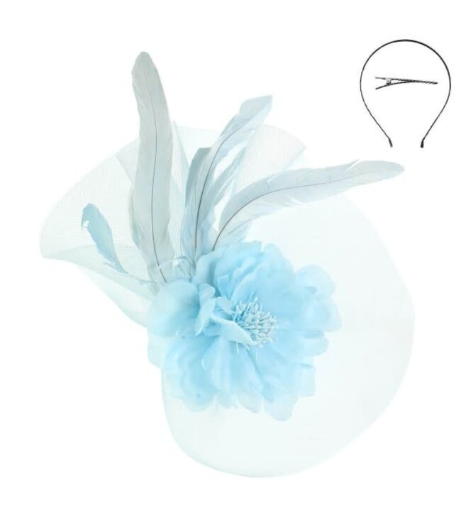 GIVE ME PASSION FASCINATOR - BABY BLUE