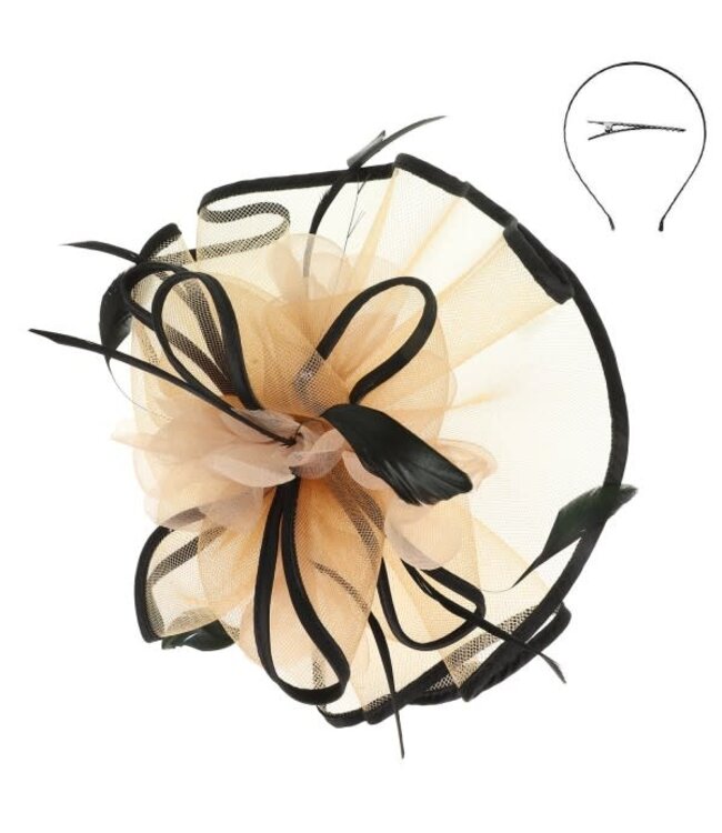 IN HONOR FASCINATOR - CAMEL