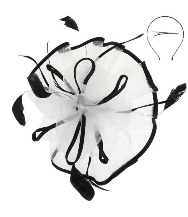 IN HONOR FASCINATOR - WHITE