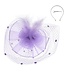 FEATHERY ROSES FASCINATOR - LAVENDER