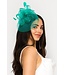 CROWNED IN CONFIDENCE FASCINATOR - TEAL