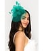 CROWNED IN CONFIDENCE FASCINATOR - TEAL