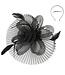CROWNED IN CONFIDENCE FASCINATOR - BLACK