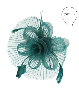 CROWNED IN CONFIDENCE FASCINATOR - GREEN