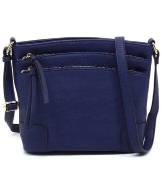 CARRY ME ALONG CROSS BODY BAG  - NAVY