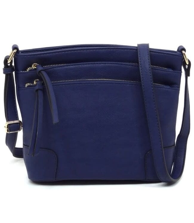CARRY ME ALONG CROSS BODY BAG  - NAVY