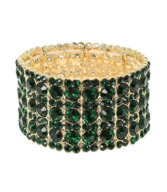 IN A LINE JEWEL BRACELET - EMERALD
