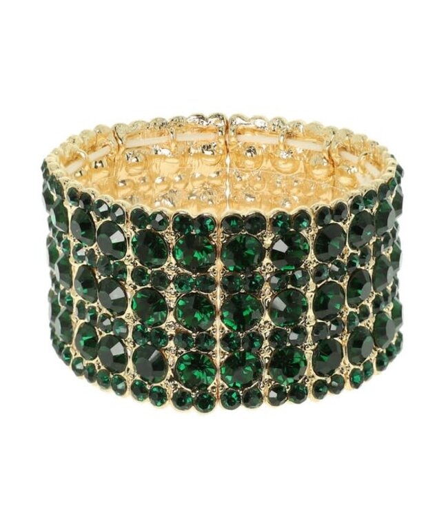 IN A LINE JEWEL BRACELET - EMERALD
