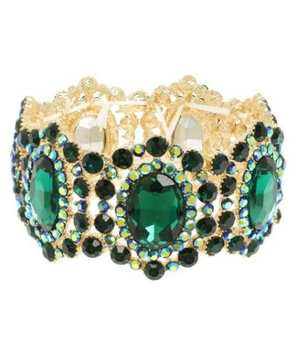 TOTAL ROYALTY JEWEL BRACELET - EMERALD