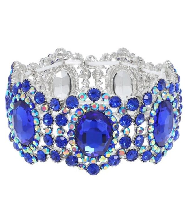 TOTAL ROYALTY JEWEL BRACELET - ROYAL BLUE