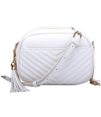WIN ME OVER CROSS BODY BAG - WHITE