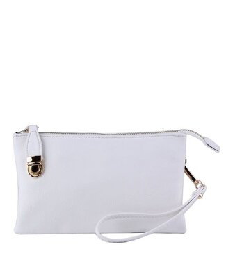 TAKE ME WITH YOU CLUTCH - WHITE