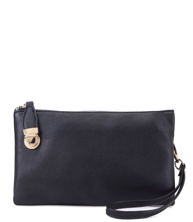 TAKE ME WITH YOU CLUTCH - BLACK