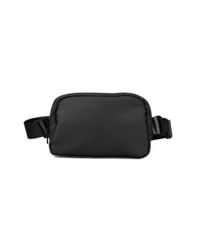 TRAVEL BUDDY CROSS BODY FANNY PACK - BLACK