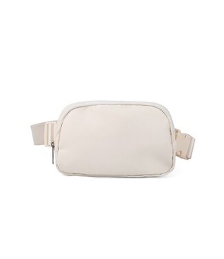 TRAVEL BUDDY CROSS BODY FANNY PACK - IVORY