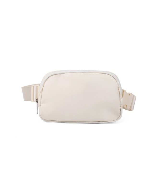TRAVEL BUDDY CROSS BODY FANNY PACK - IVORY