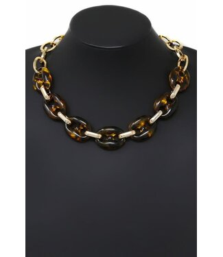 In A Shell Necklace Set - Tortoise