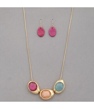 Melt With You Necklace Set - Mint