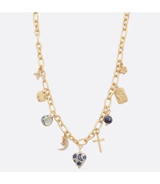Keepsakes Charm Necklace - Gold
