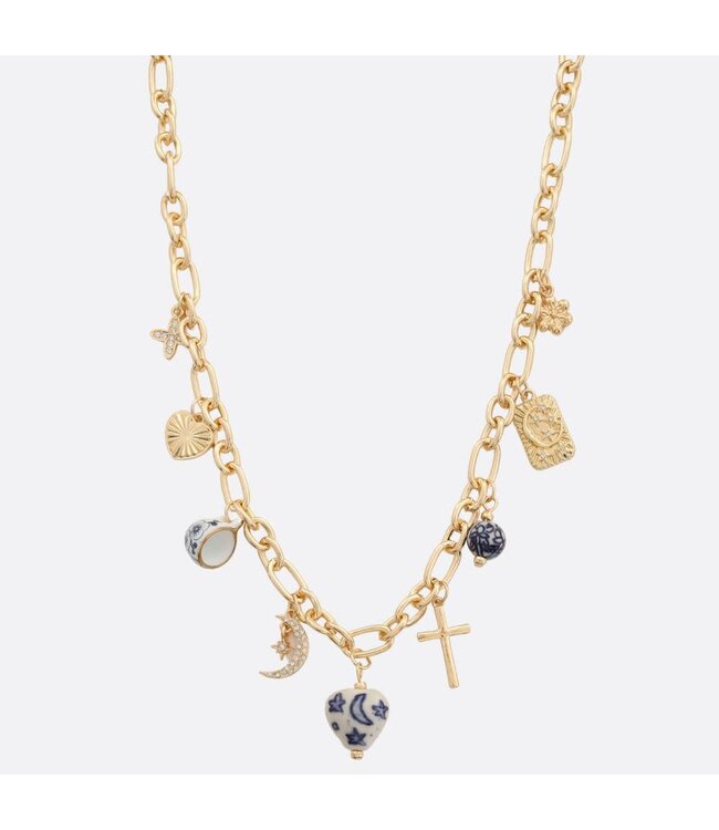 Keepsakes Charm Necklace - Gold