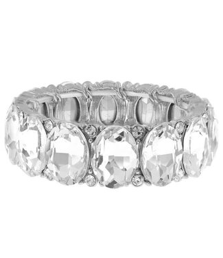 DANCE FLOOR DIVA JEWEL BRACELET- SILVER