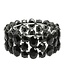 MUST BE FAMOUS JEWEL BRACELET - BLACK