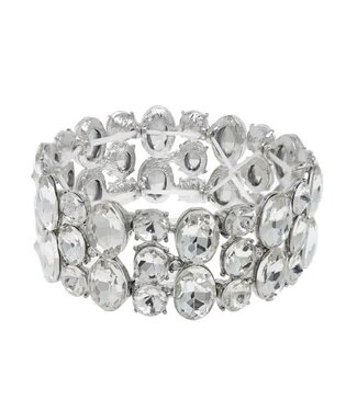 MUST BE FAMOUS JEWEL BRACELET - SILVER