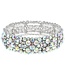 DIPPIN DOTS JEWEL BRACELET - SILVER IRIDESCENT