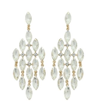 FALLING GLAMOUR EARRINGS - GOLD