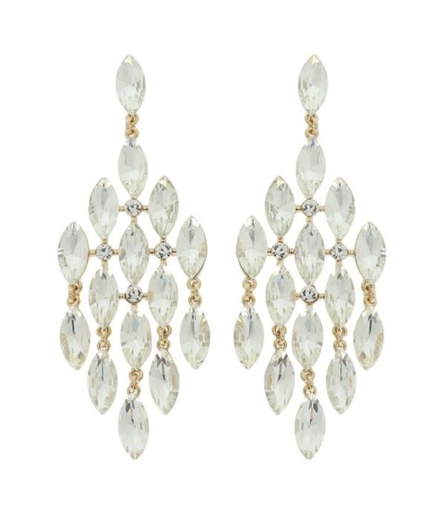 FALLING GLAMOUR EARRINGS - GOLD