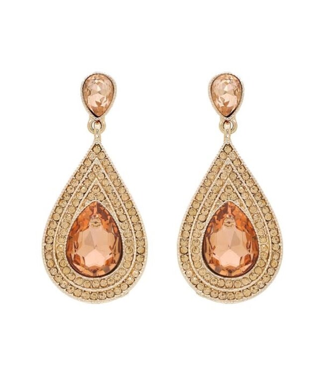 FESTIVE & FABULOUS EARRINGS - ROSE GOLD