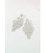 A-MAZE-MENT JEWEL EARRINGS - SILVER IRIDESCENT