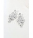 A-MAZE-MENT JEWEL EARRINGS - SILVER