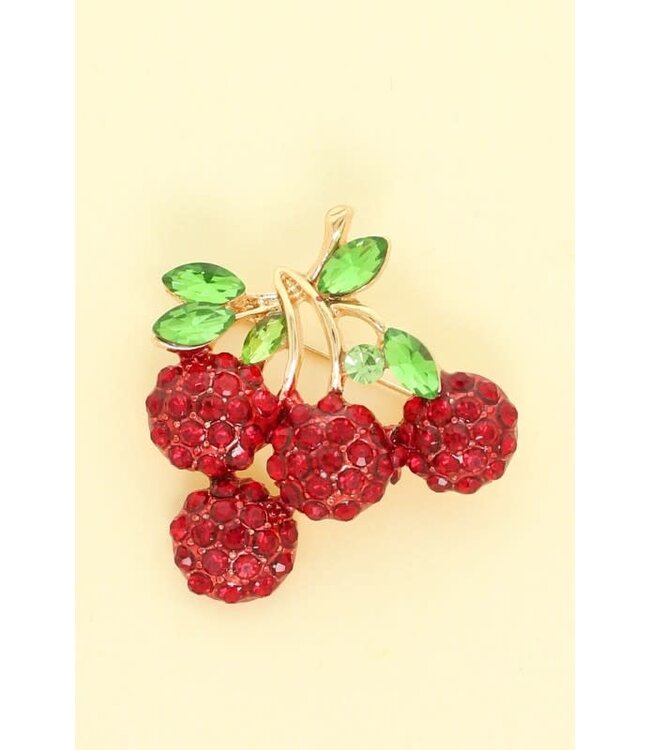 CHERRY POP BROOCH
