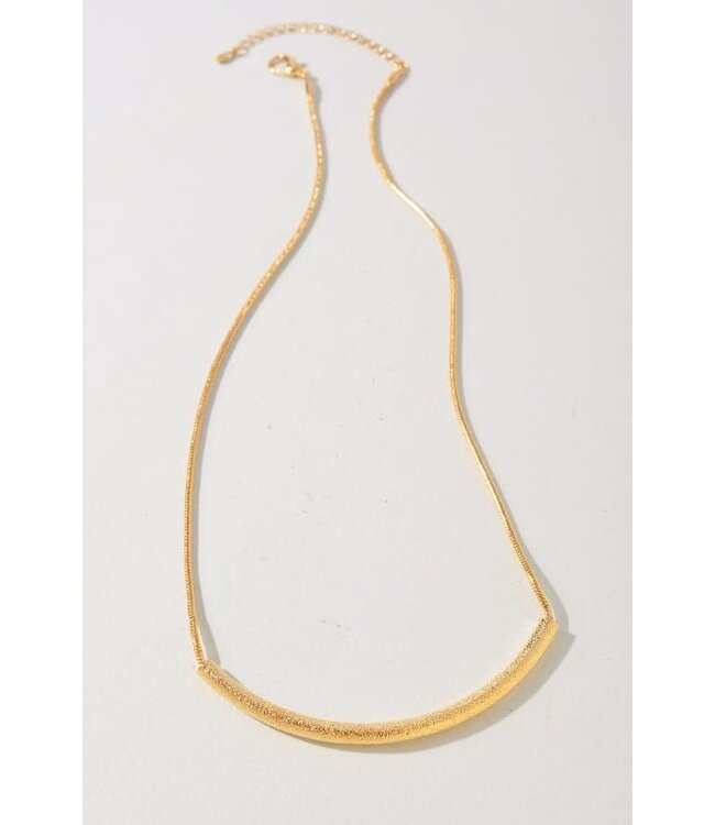 RAISE THE BAR GOLD DIPPED NECKLACE - GOLD