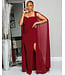 GRAND ENTRANCE CAPE DRESS