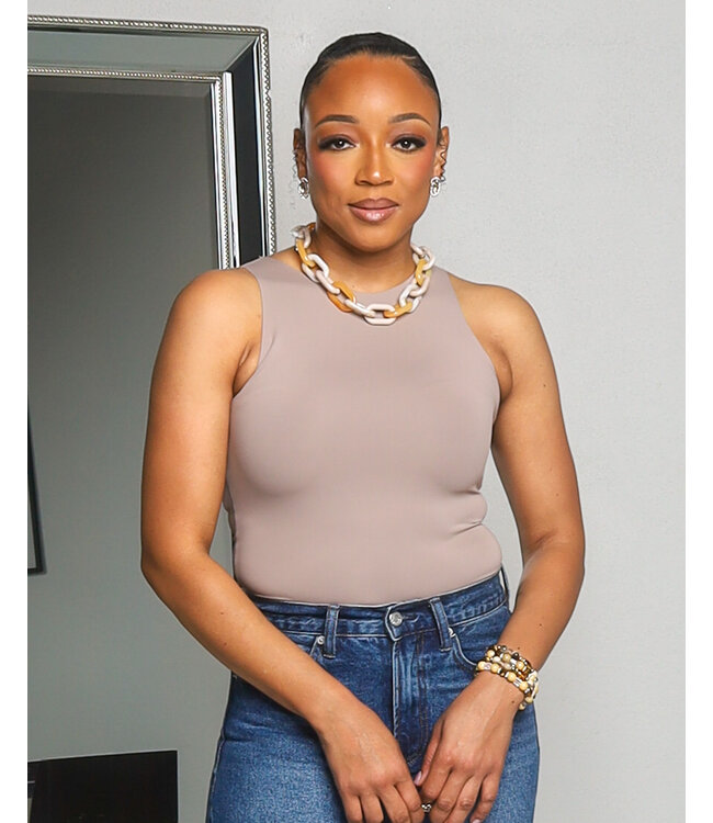 NEED IT NOW SEAMLESS BODYSUIT - MOCHA