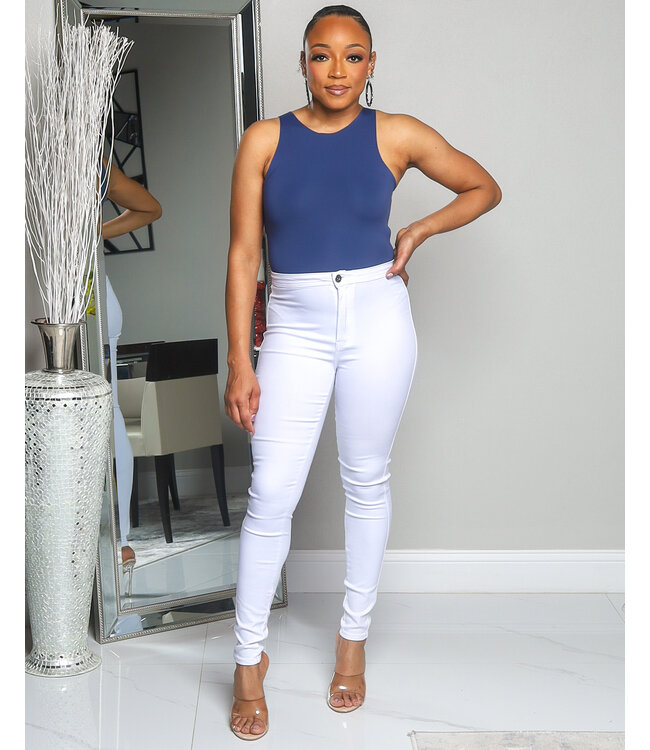 NEED IT NOW SEAMLESS BODYSUIT - DENIM BLUE