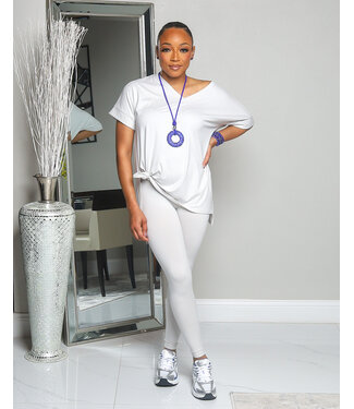 So Over It Leggings Set - BONE