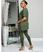 So Over It Leggings Set -  ARMY GREEN