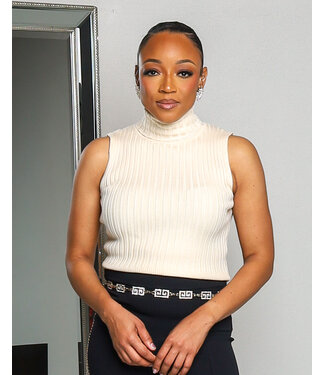 WARM ME UP TURTLE NECK TOP - CREAM