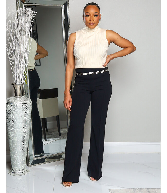 WARM ME UP TURTLE NECK TOP - CREAM